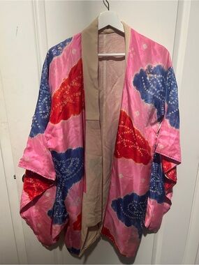 Vintage Silk Kimono Jacket